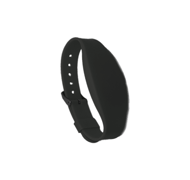 Silicone RFID Wristband , CLASP